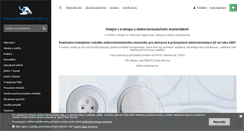 Desktop Screenshot of elektromaterialy.cz
