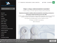 Tablet Screenshot of elektromaterialy.cz